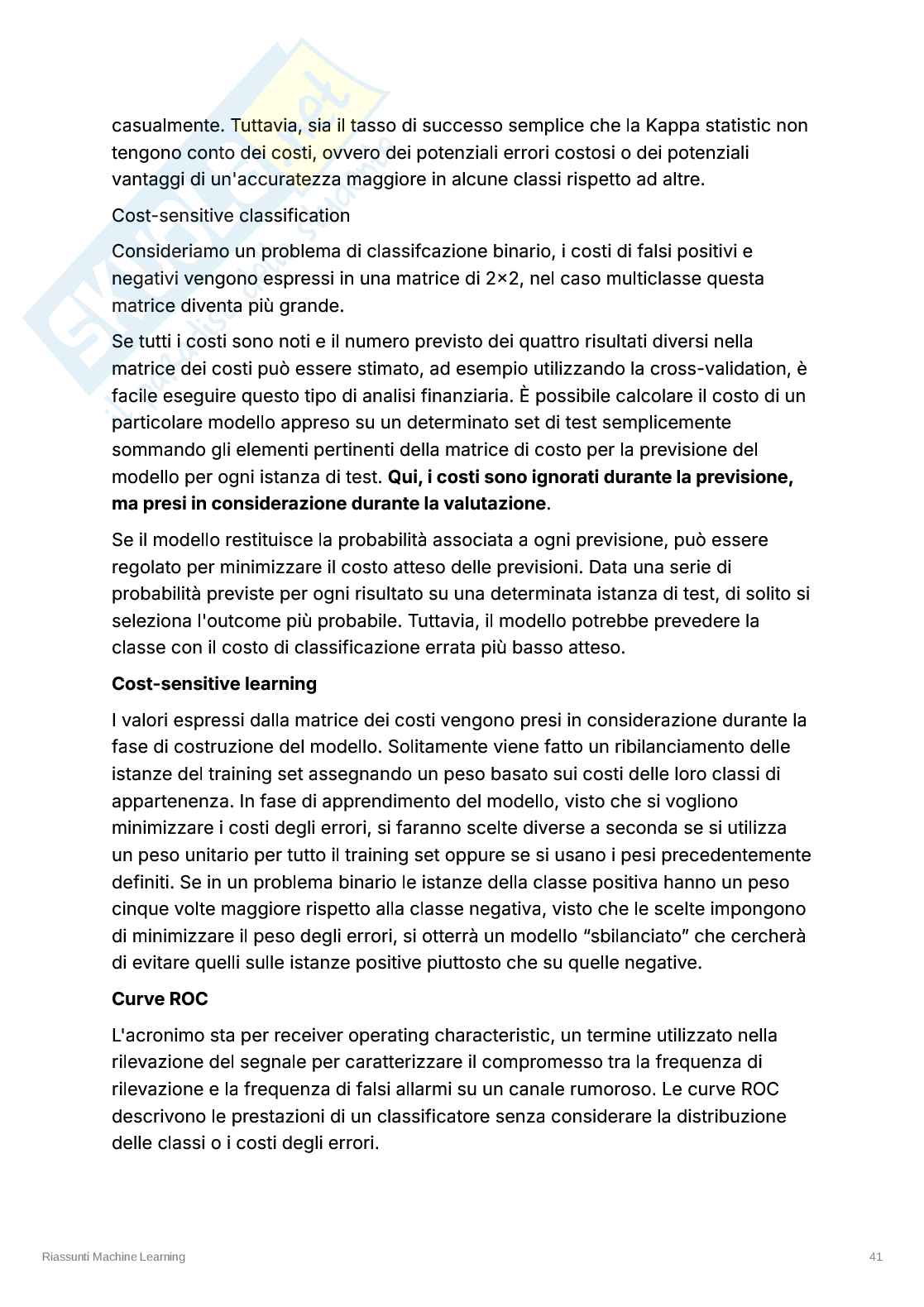 Valutazione delle prestazioni degli algoritmi Pag. 11