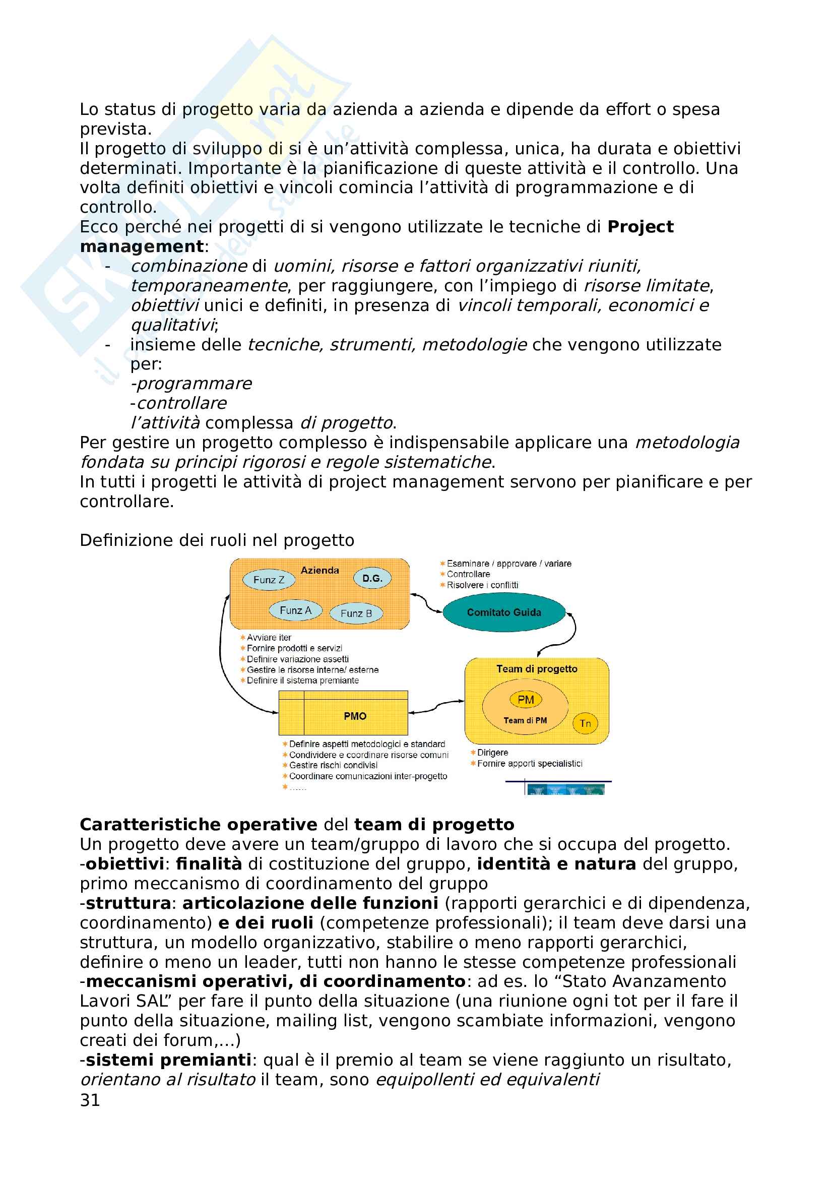 Appunti sistemi informativi a supporto delle decisioni aziendali Pag. 31