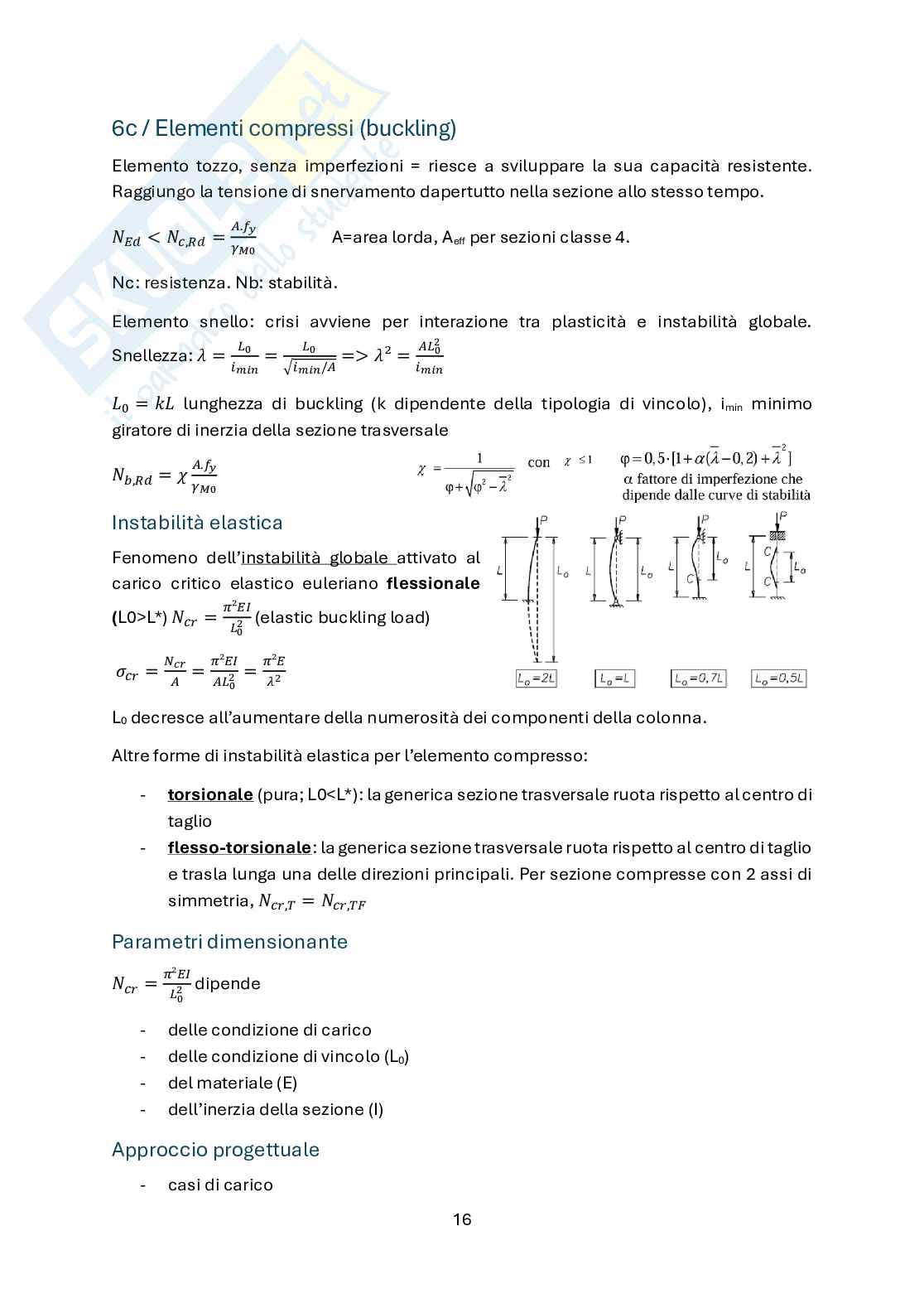 Progettazione di strutture in acciaio - Domande prima parte Pag. 16