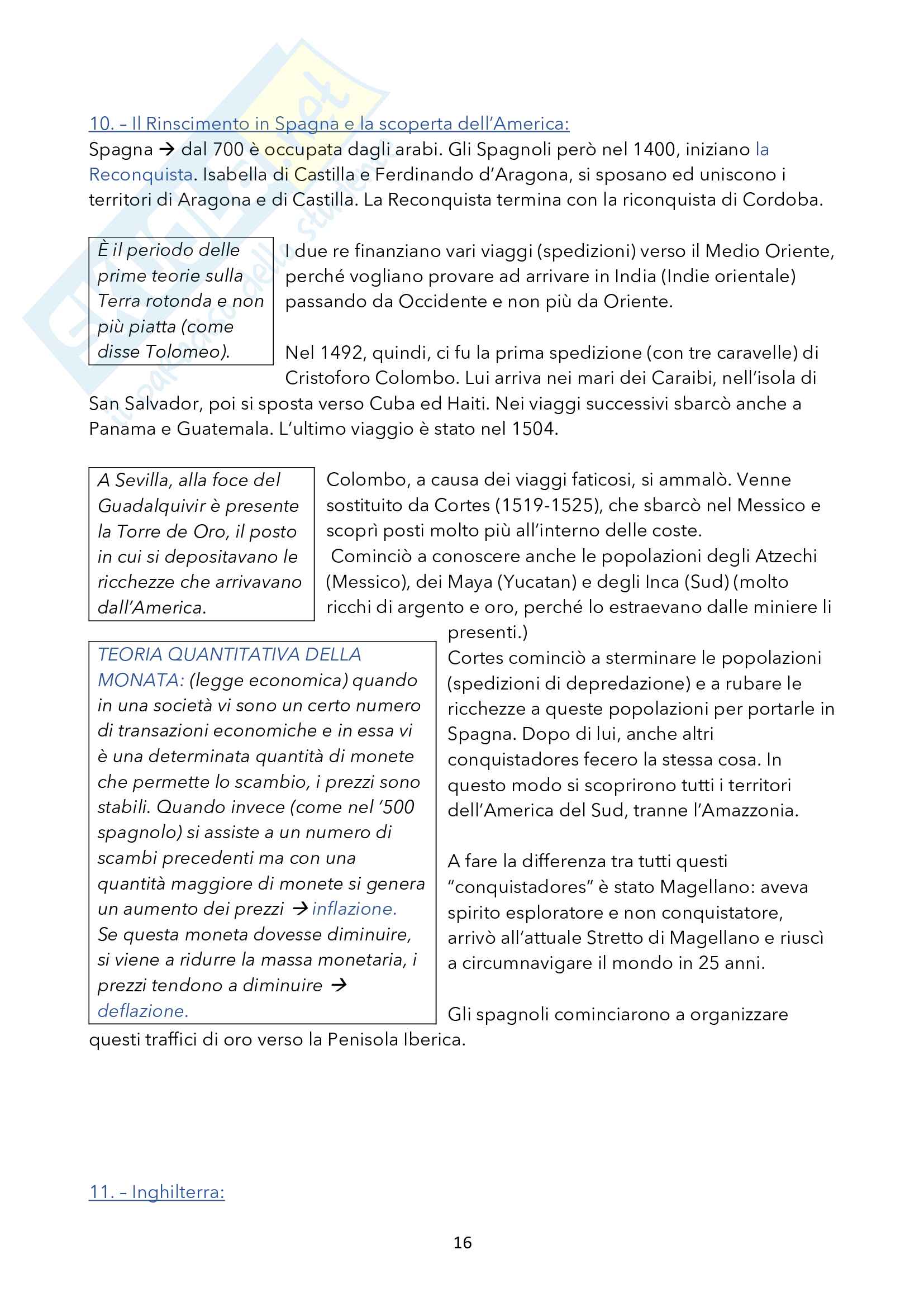 Storia economica - appunti Pag. 16