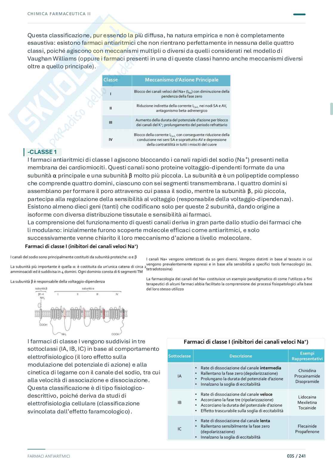 Chimica farmaceutica e tossicologica 2 – Prima parte, 2025/2026 Pag. 36