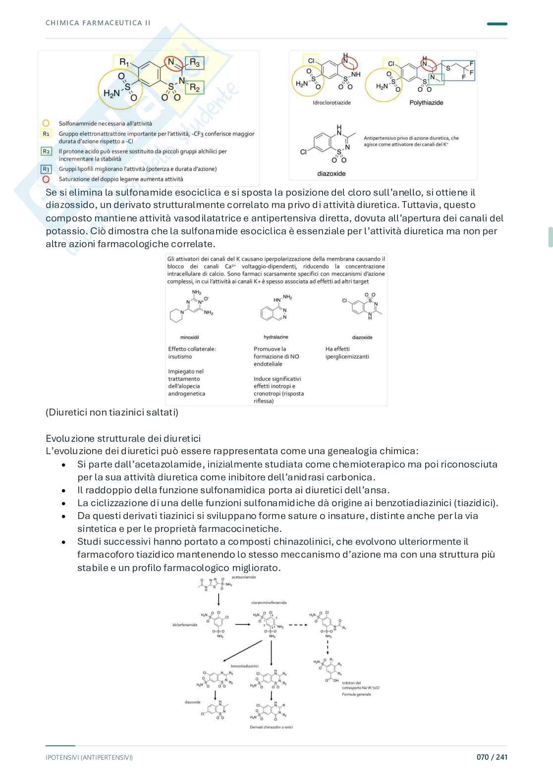 Chimica farmaceutica e tossicologica 2 – Prima parte, 2025/2026 Pag. 71