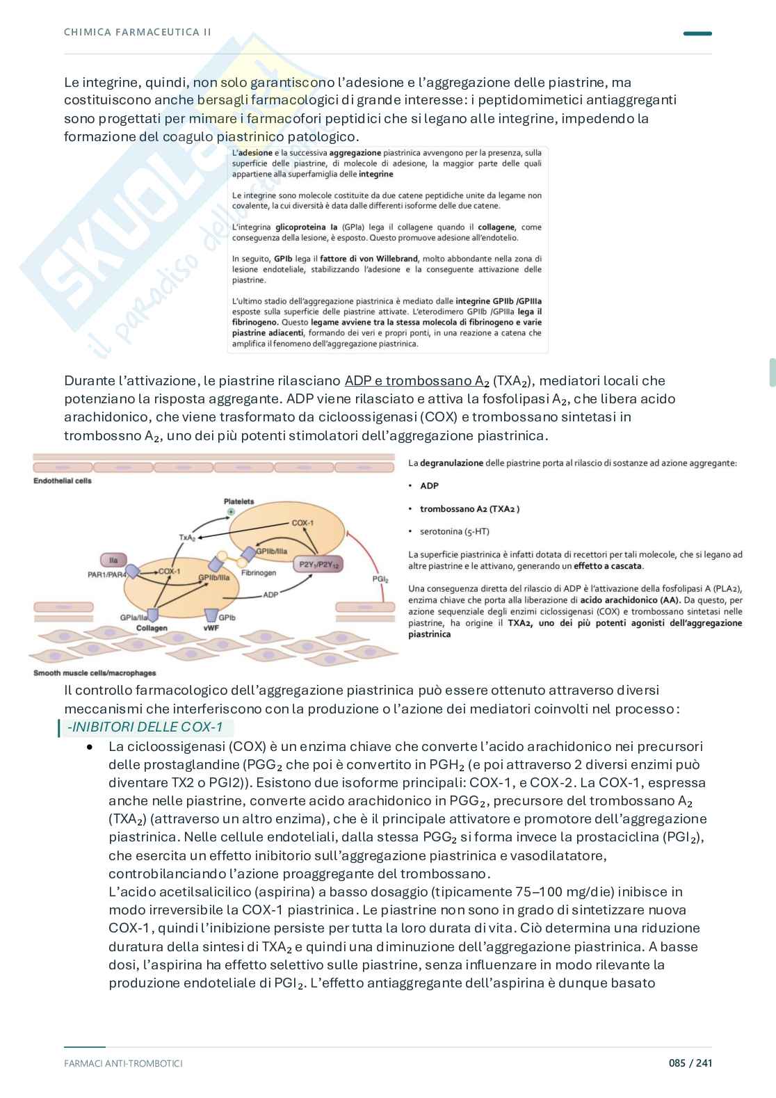 Chimica farmaceutica e tossicologica 2 – Prima parte, 2025/2026 Pag. 86