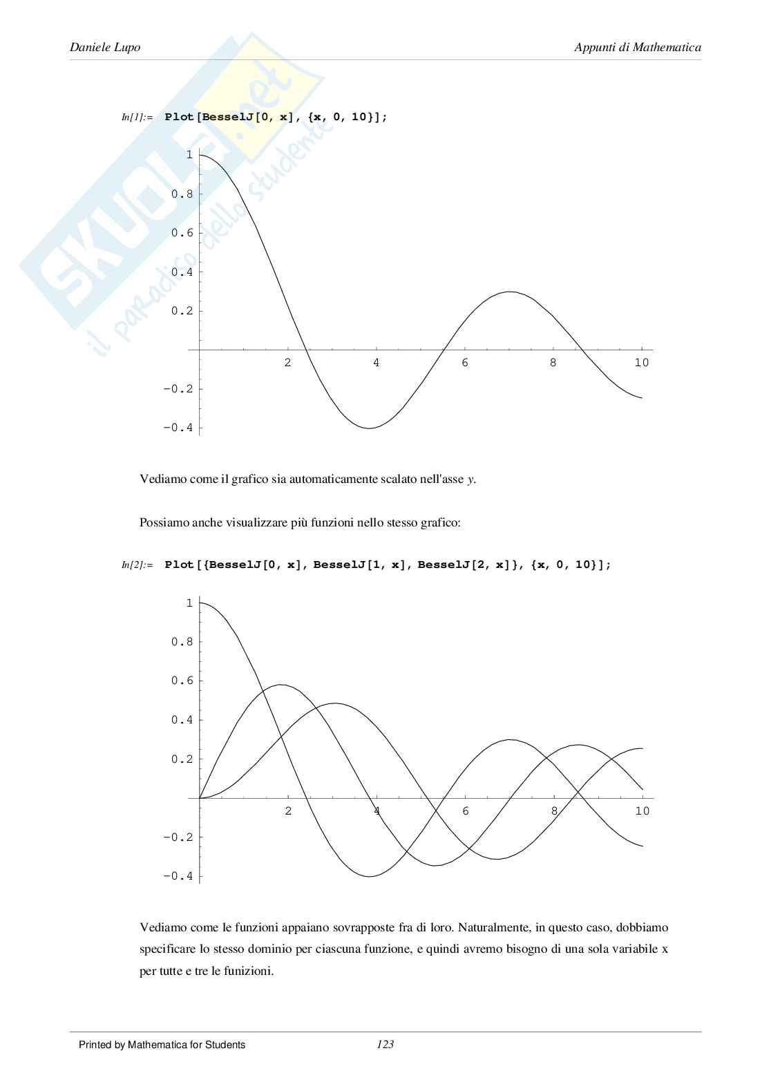 Manuale di Mathematica 05 Pag. 2