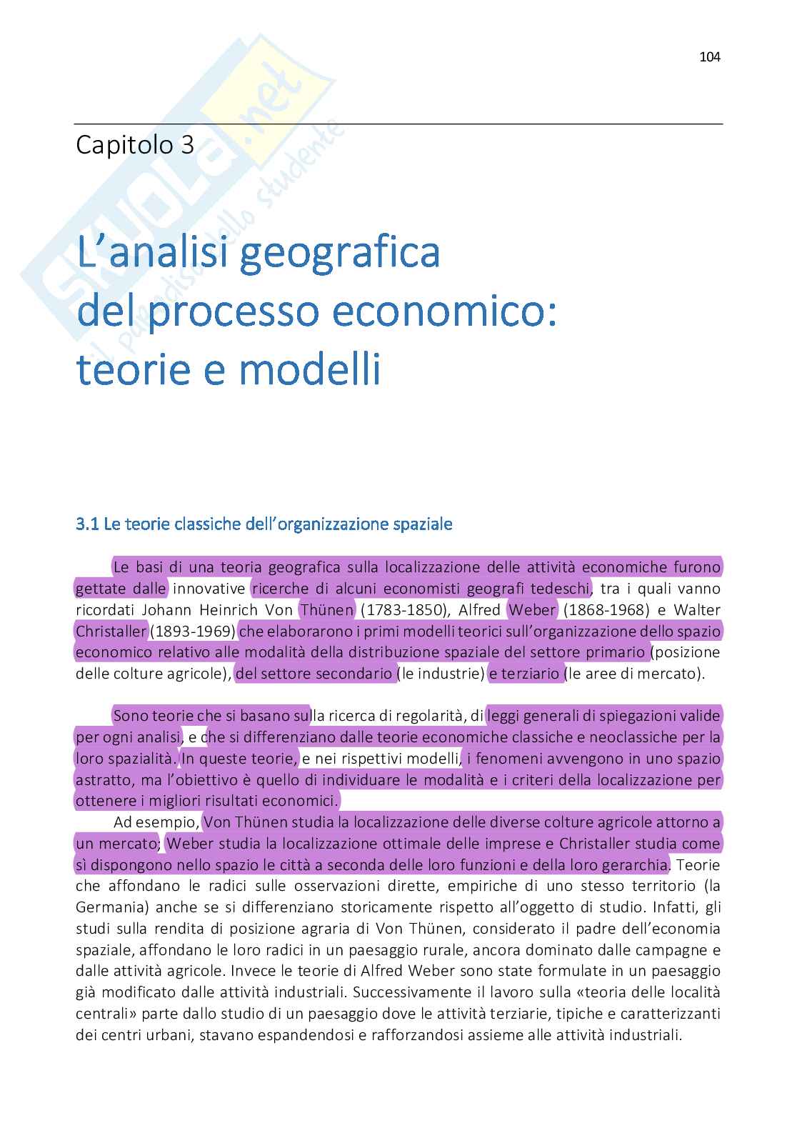 Geografia economica Pag. 1