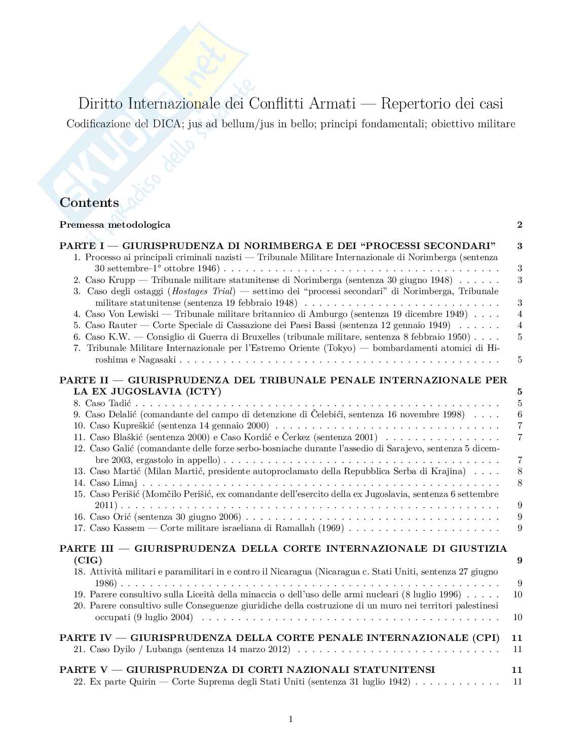 Repertorio casi importanti Pag. 1