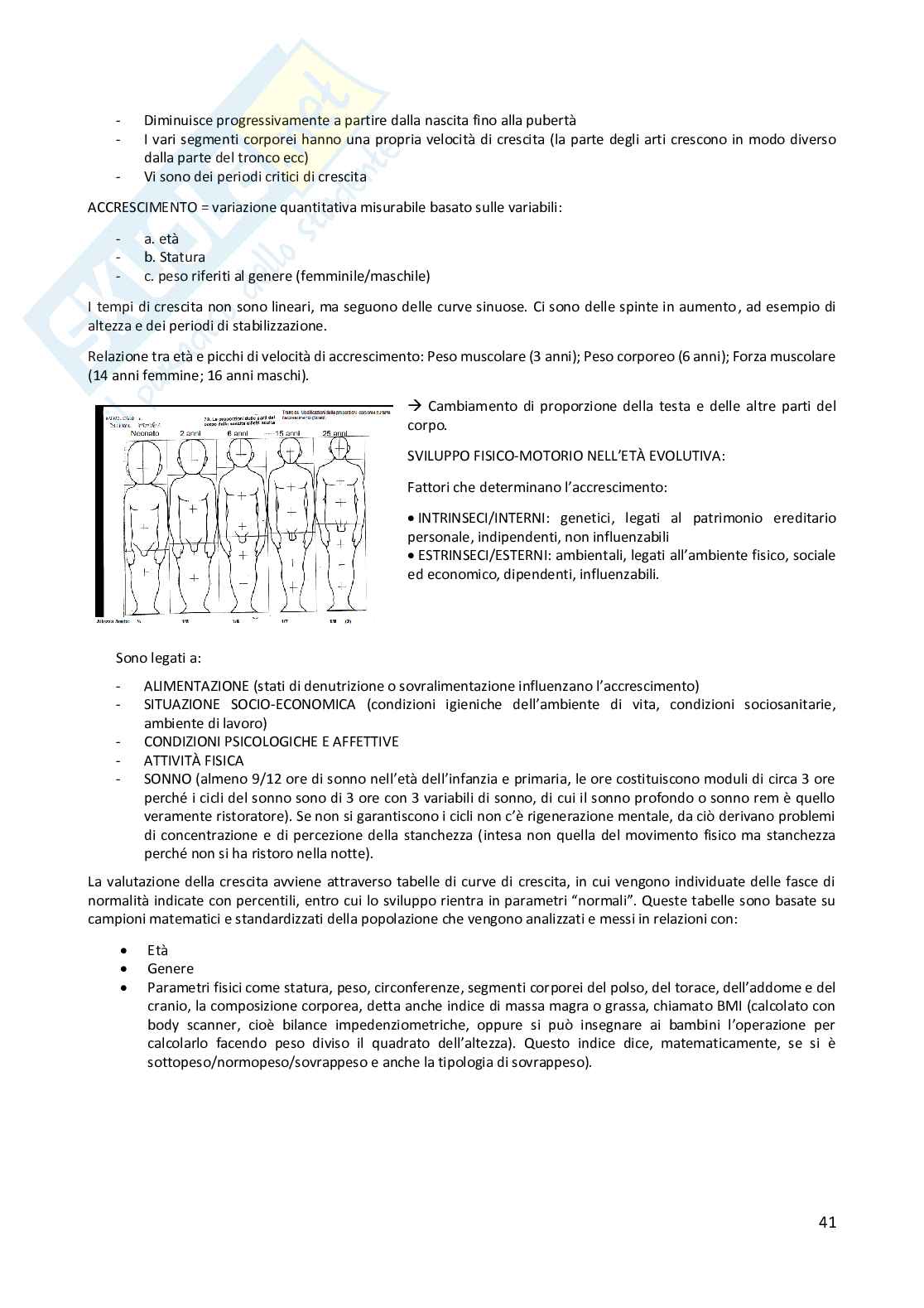 Appunti corso Educazione motoria Pag. 41