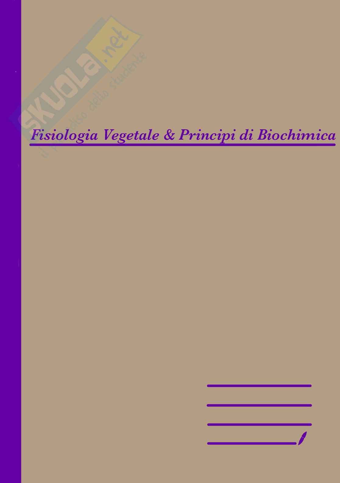 Fisiologia vegetale Pag. 1