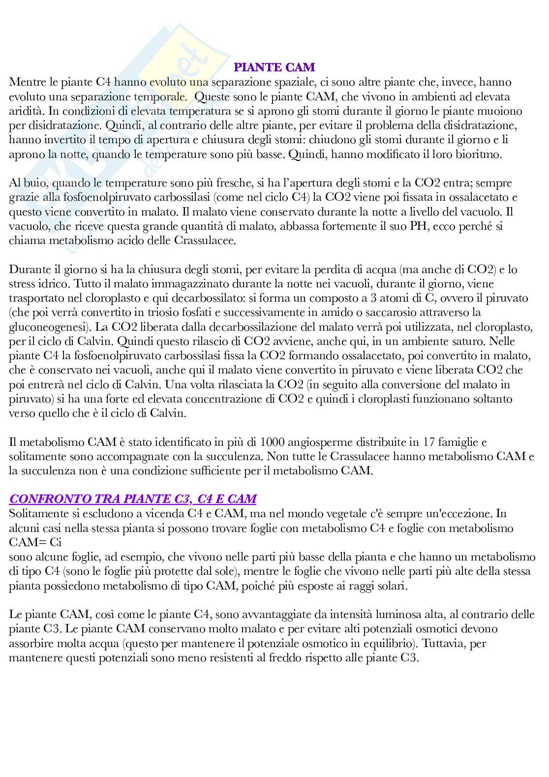 Fisiologia vegetale Pag. 61