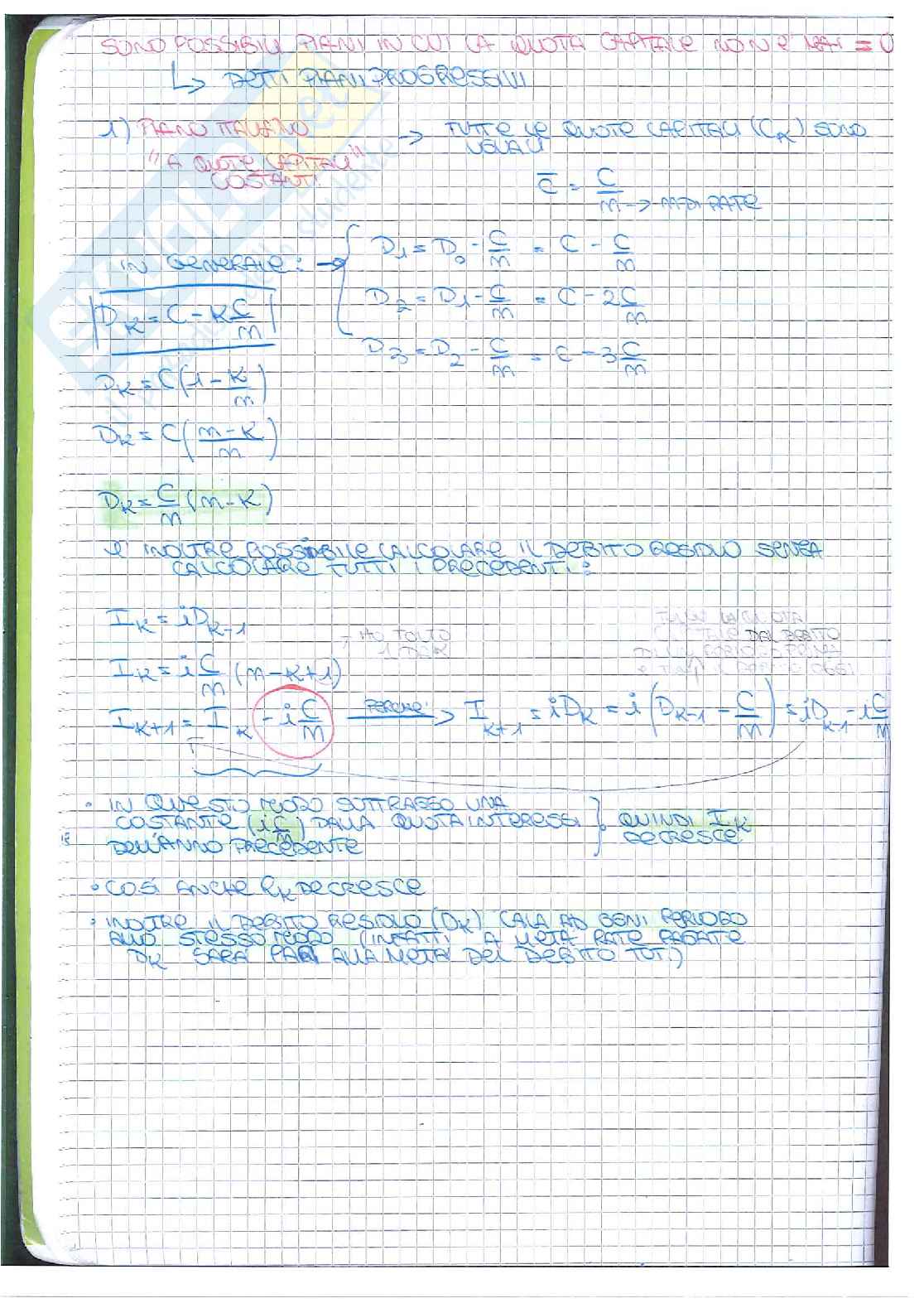 Matematica finanziaria Pag. 21