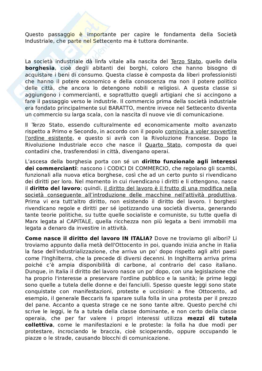 Riassunto esame Diritto del lavoro, Prof. Di Stasi Antonio, libro consigliato Lezioni di Diritto del Lavoro, Di Stasi Pag. 2