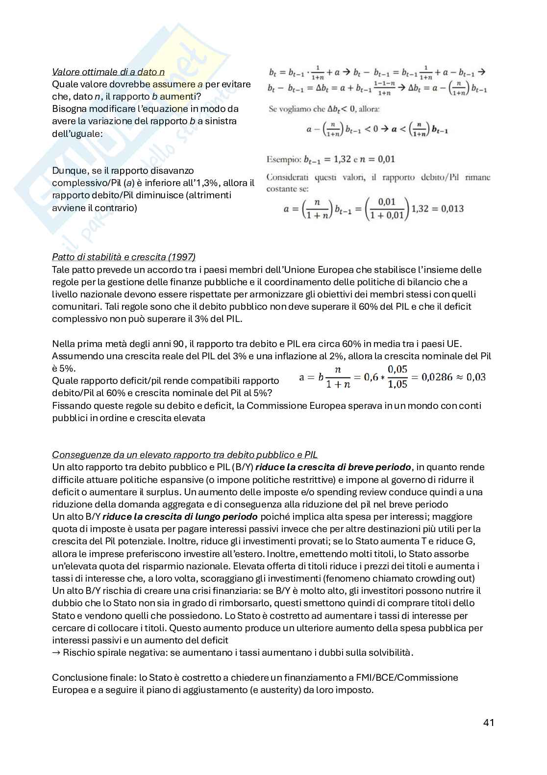 Scienze delle finanze  Pag. 41