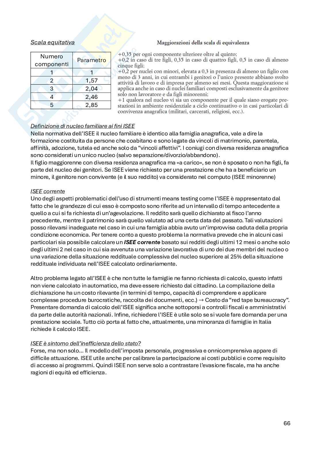 Scienze delle finanze  Pag. 66