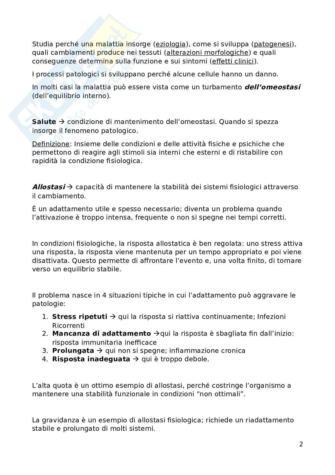 Fisiopatologia applicata all'infermieristica: patologia generale Pag. 2