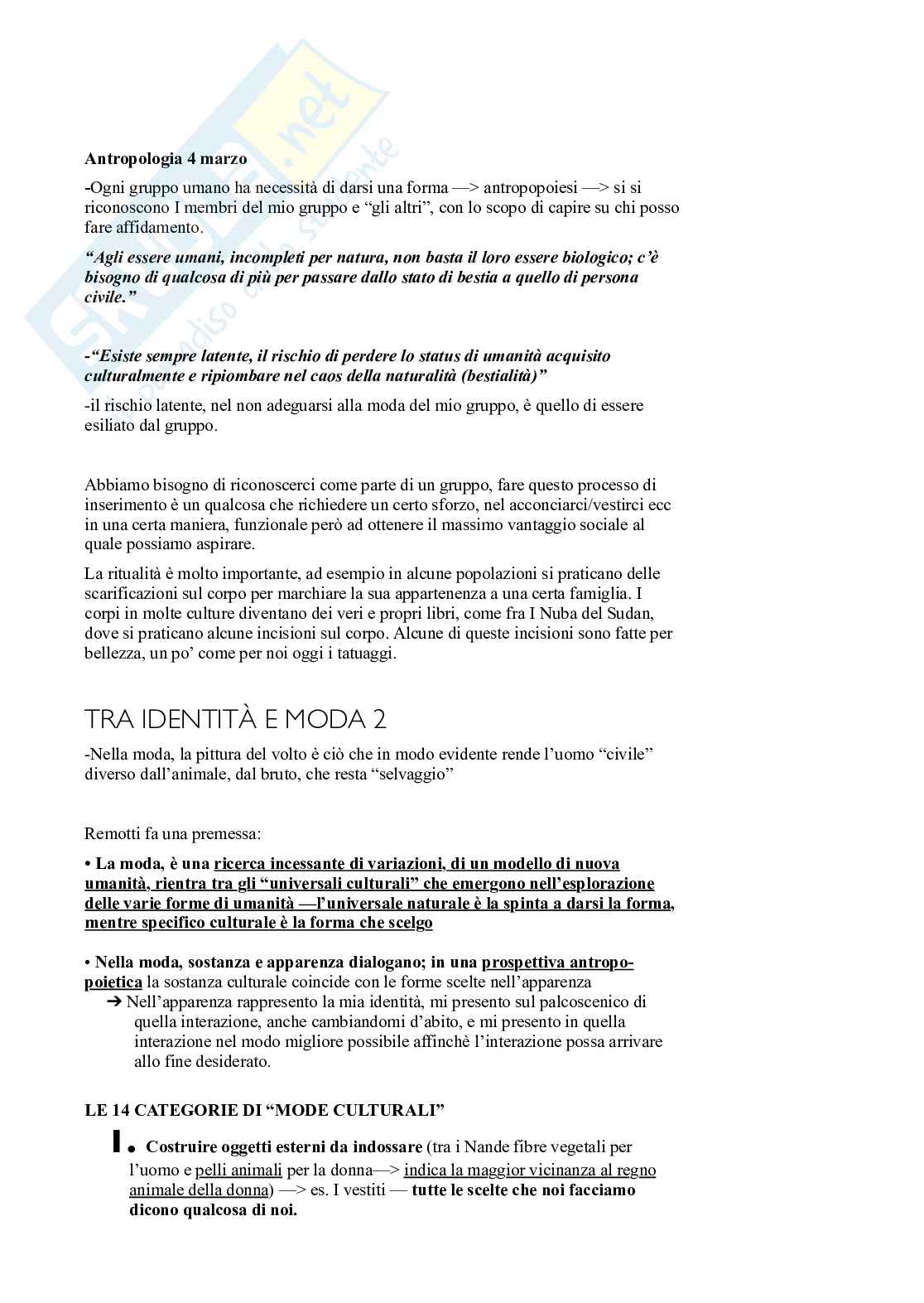 Riassunto esame Antropologia sociale , Prof. Micheli Ilaria, libro consigliato Antropologia culturale, 2ª edizione , Dei Pag. 51