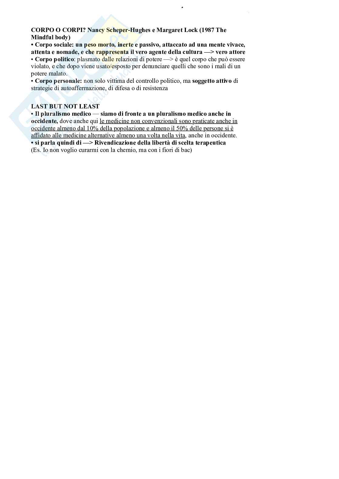 Riassunto esame Antropologia sociale , Prof. Micheli Ilaria, libro consigliato Antropologia culturale, 2ª edizione , Dei Pag. 61