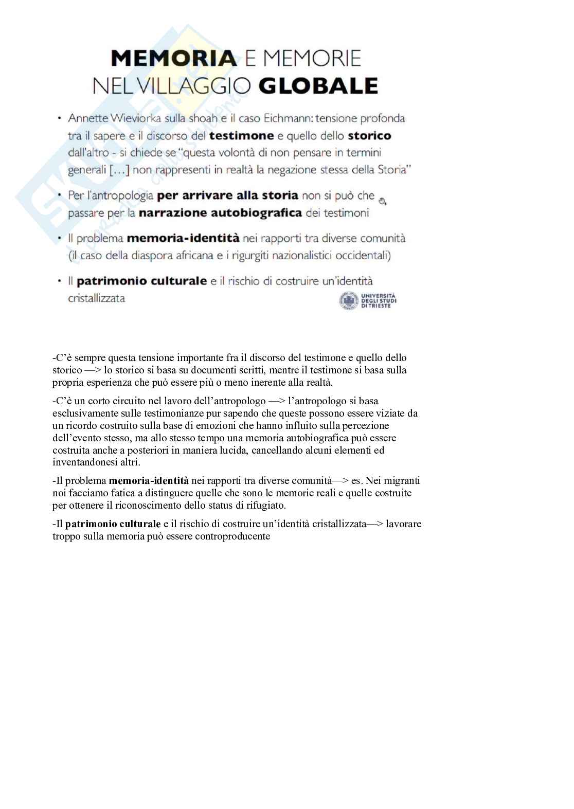 Riassunto esame Antropologia sociale , Prof. Micheli Ilaria, libro consigliato Antropologia culturale, 2ª edizione , Dei Pag. 66
