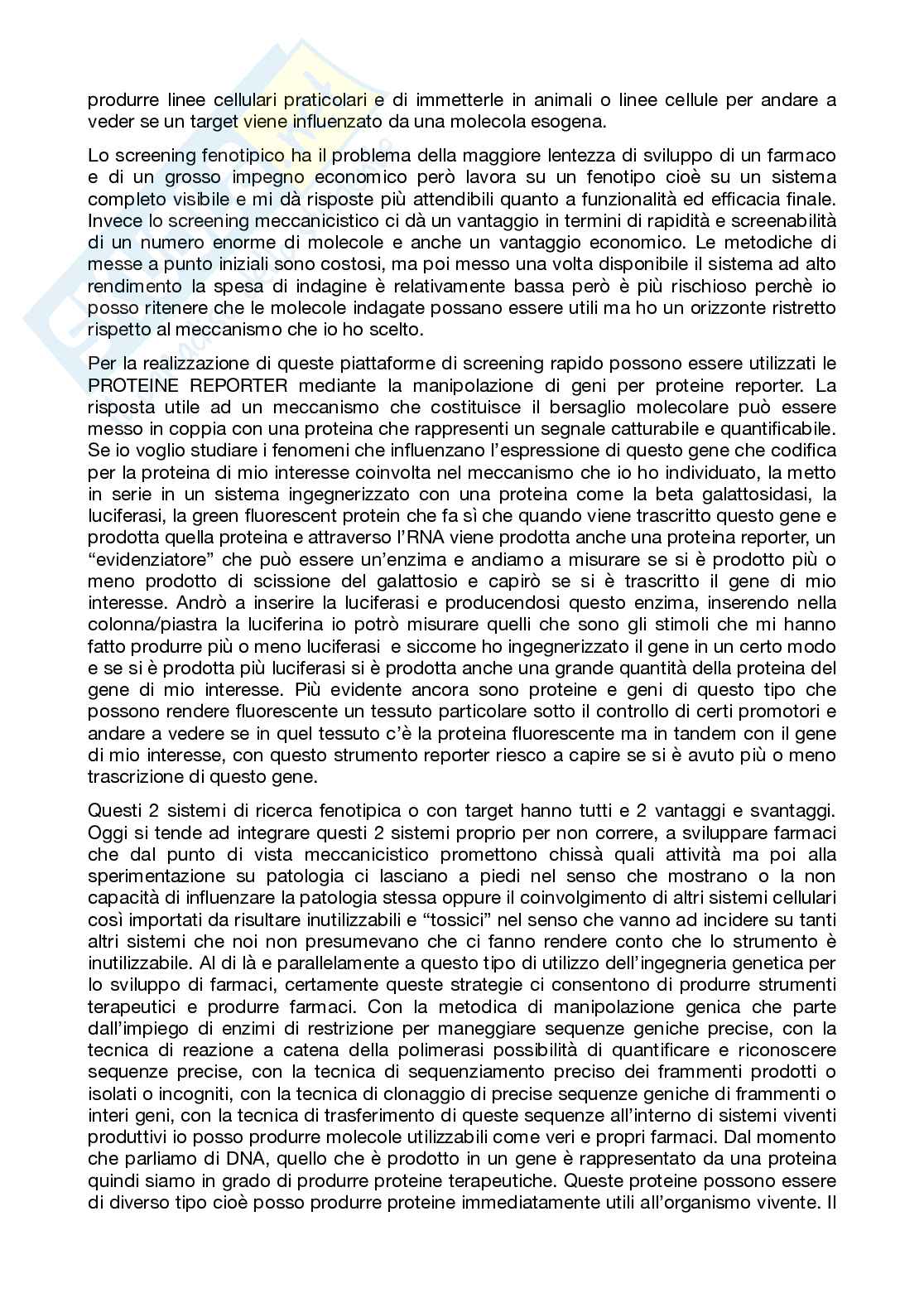 Farmacologia dei farmaci biotecnologici - parte 1 Pag. 16