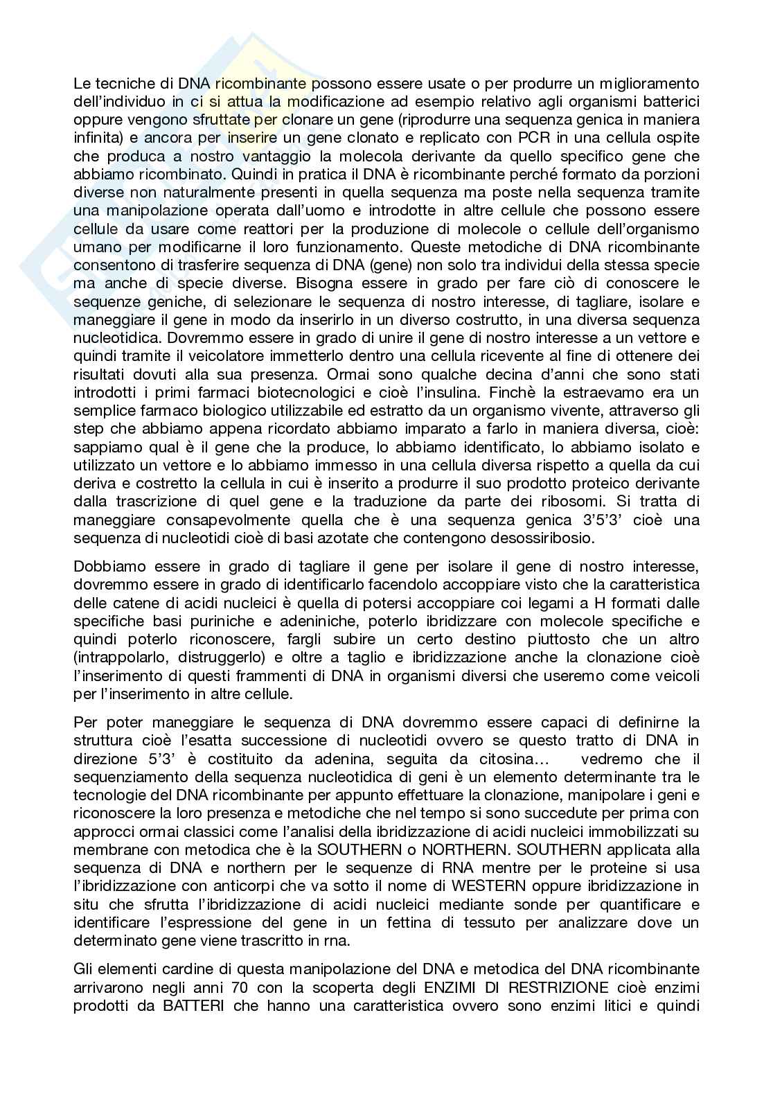 Farmacologia dei farmaci biotecnologici - parte 1 Pag. 2