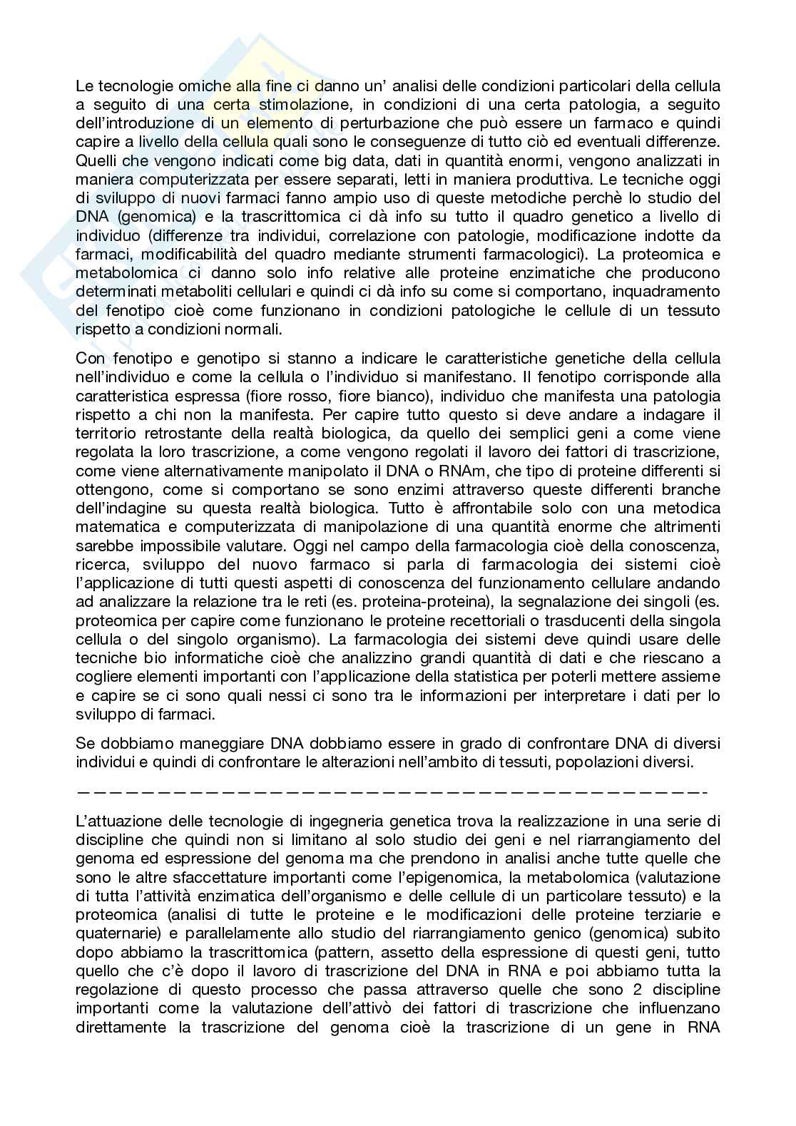 Farmacologia dei farmaci biotecnologici - parte 1 Pag. 6