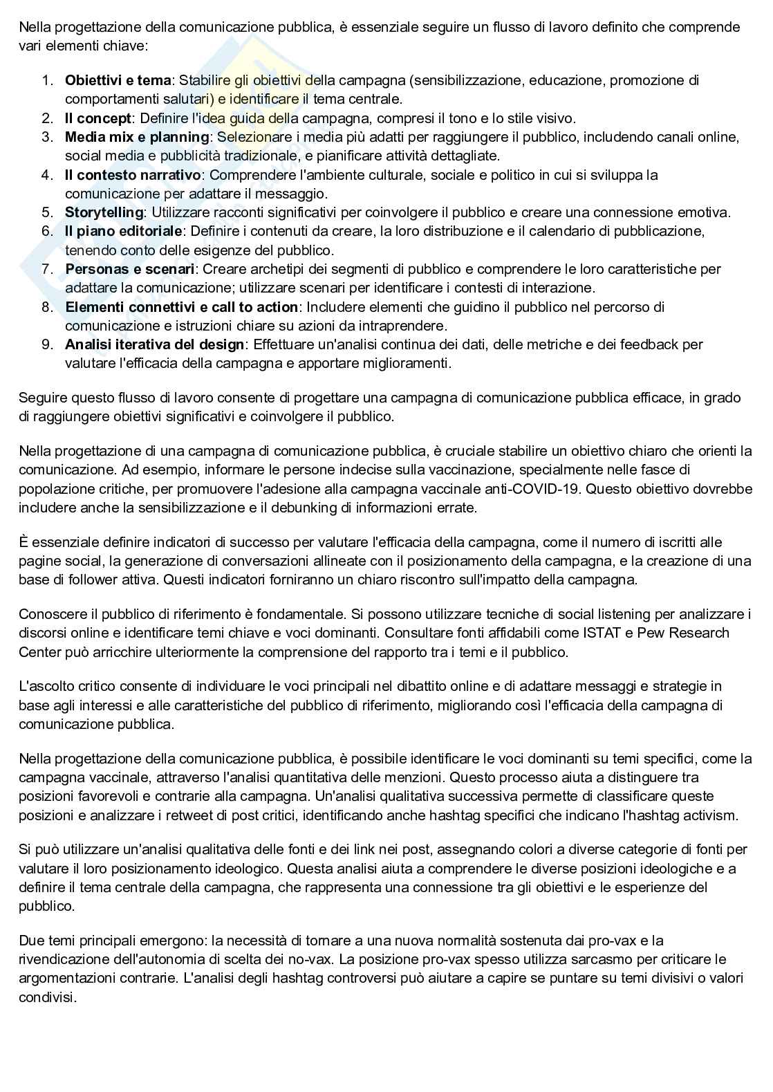 Appunti esame Linguaggi e tecniche dell' informazione pubblica Pag. 31