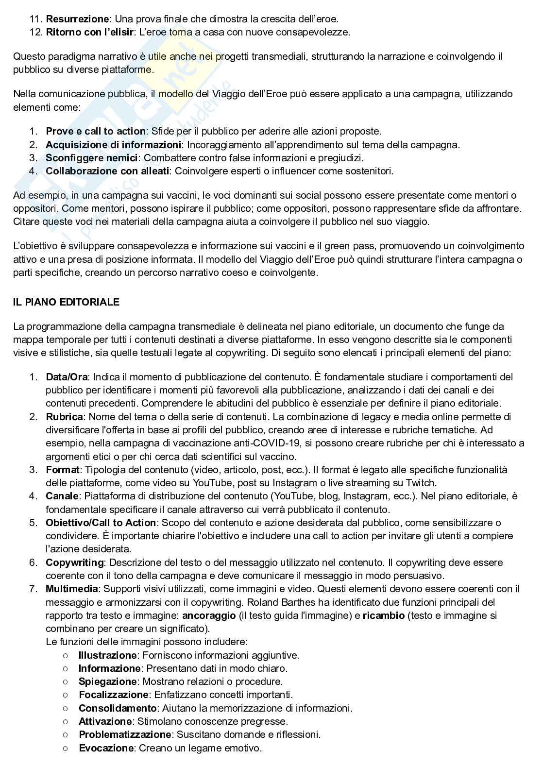 Appunti esame Linguaggi e tecniche dell' informazione pubblica Pag. 36