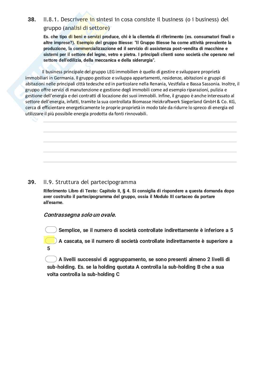 Economia dei gruppi Pag. 21