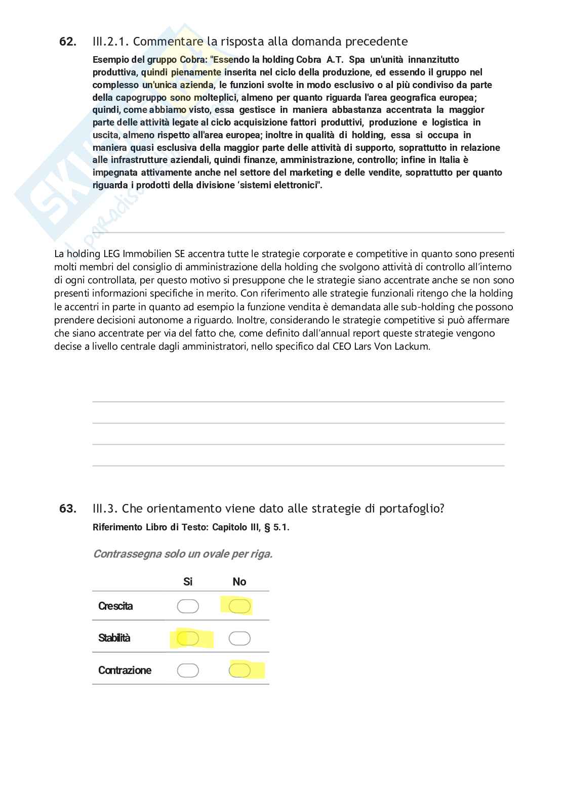 Economia dei gruppi Pag. 36