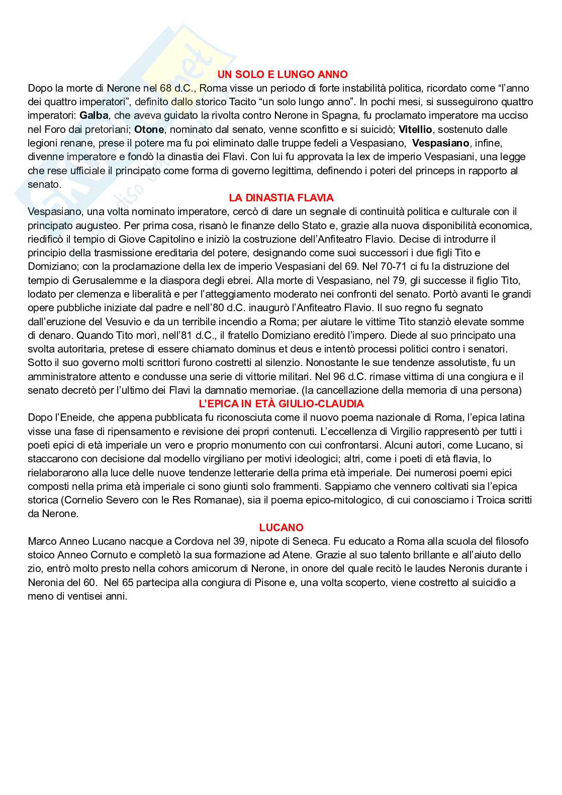 Lucano, Marziale, Petronio Pag. 1