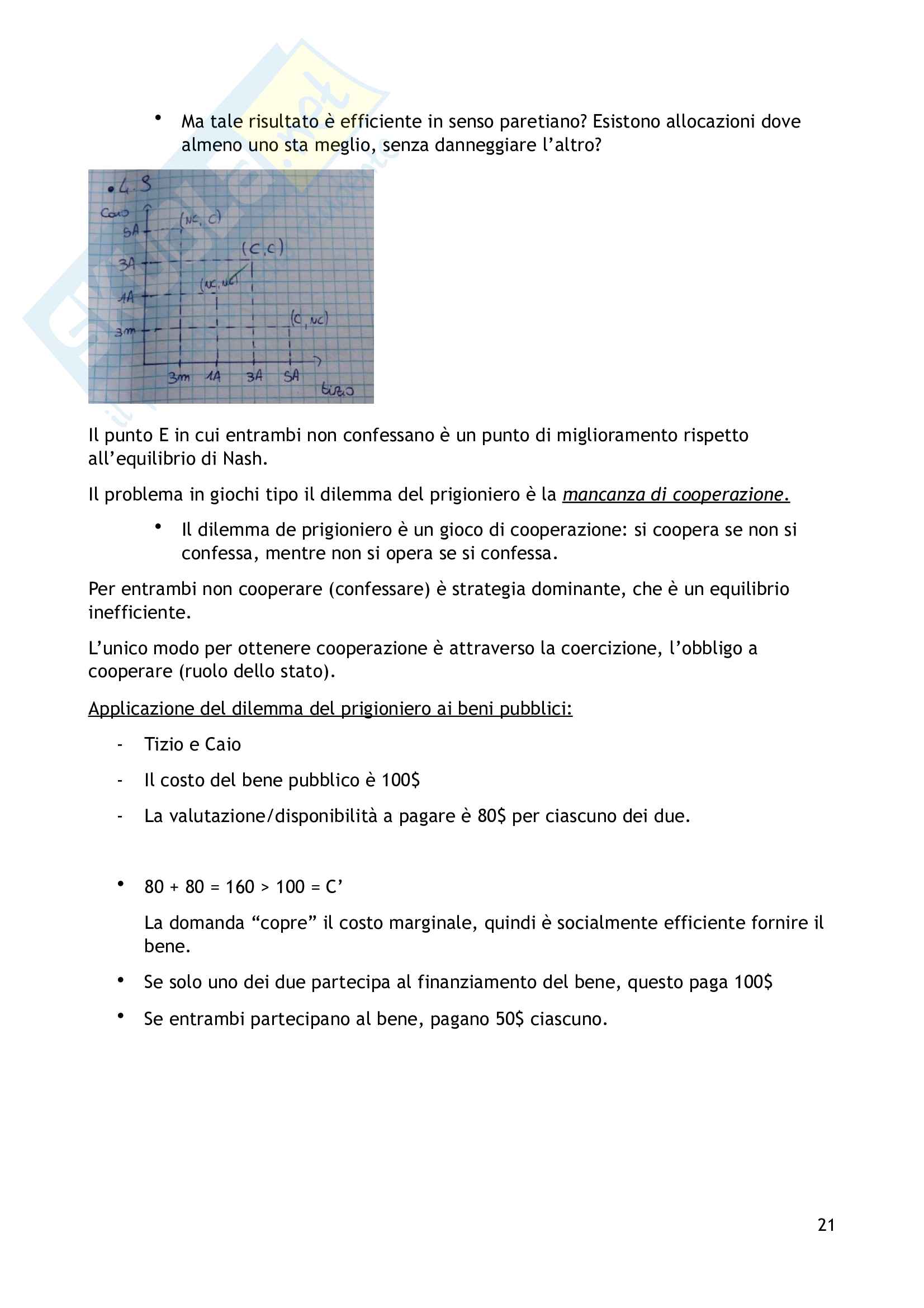 Economia pubblica, appunti non rielaborati Pag. 21