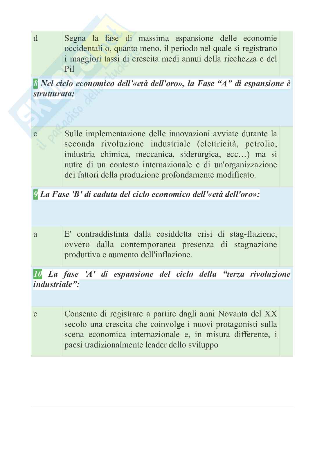 Tutte le 800 domande e risposte esame di Storia economica - 164 Pagine - Aggiornate a Novembre 2022 Pag. 11