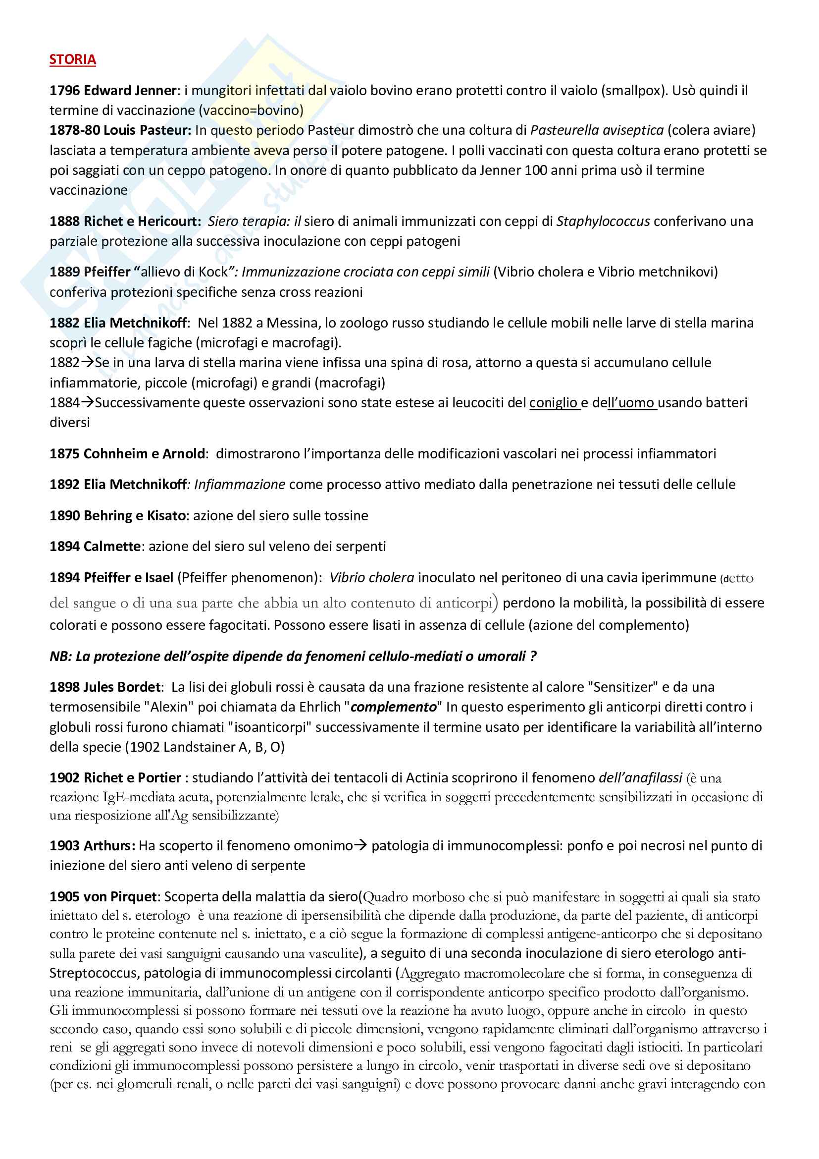 immunopatologia Pag. 1