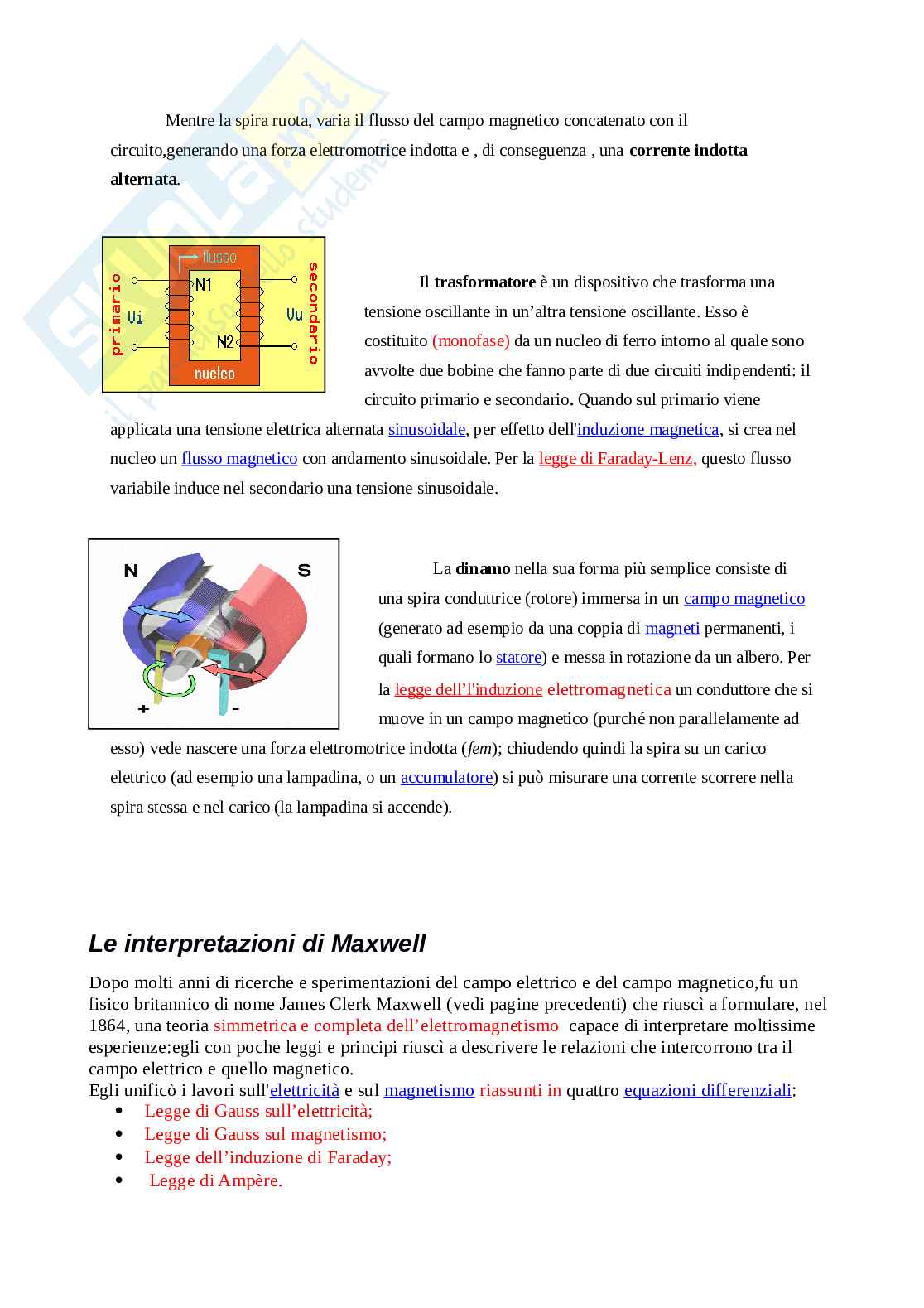 Elettromagnetismo e nuove tecnologie Pag. 6