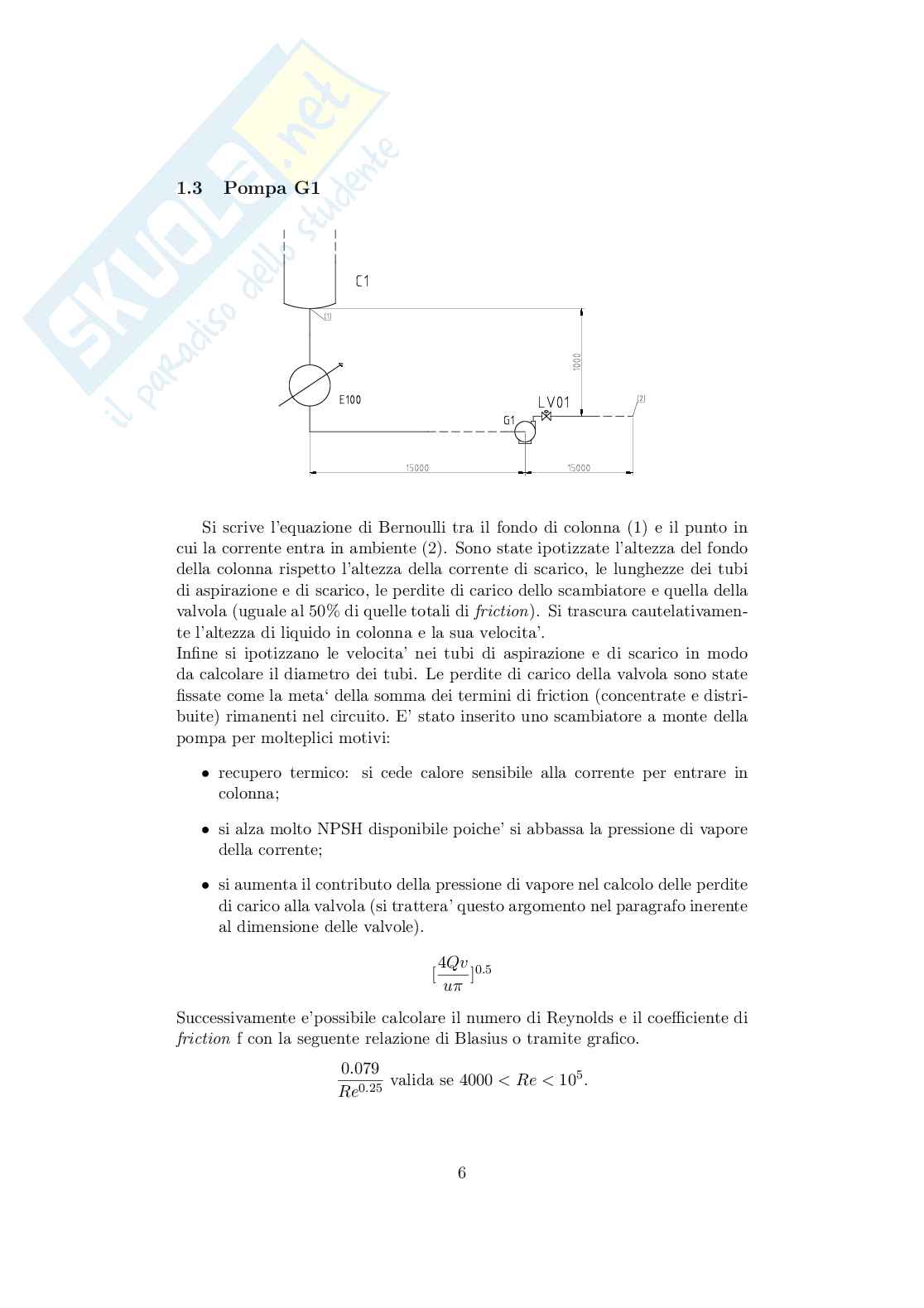 Progettazione di impianti chimici Pag. 6