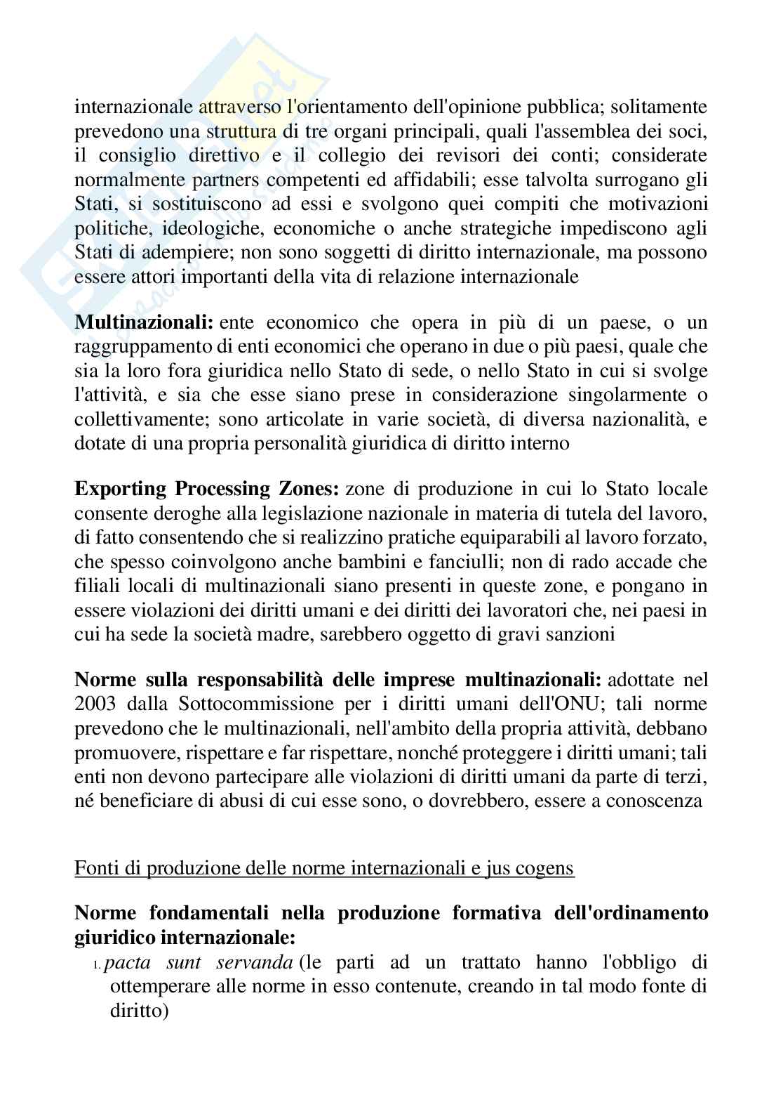 Diritto internazionale Pag. 31