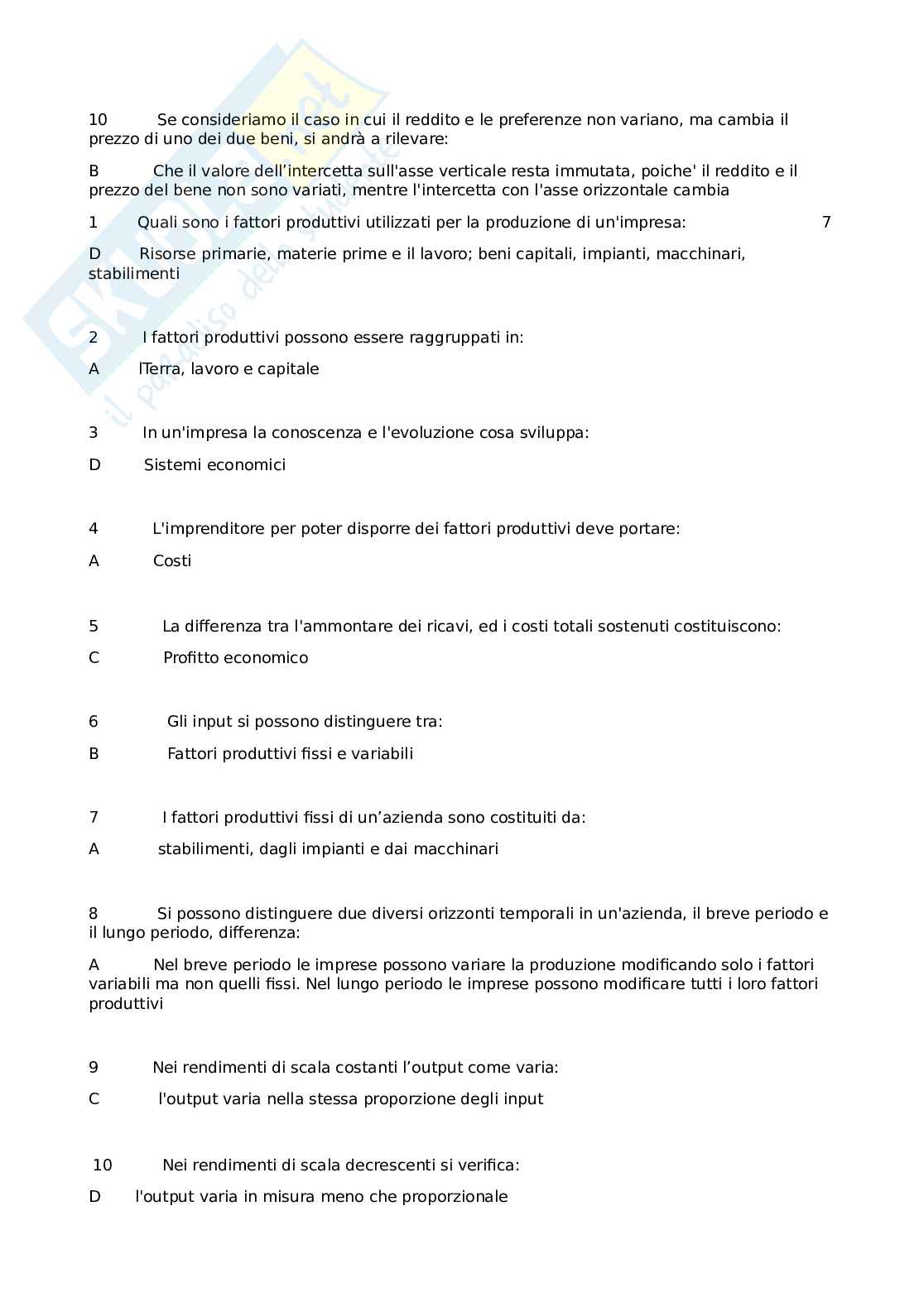 Economia politica Pag. 6