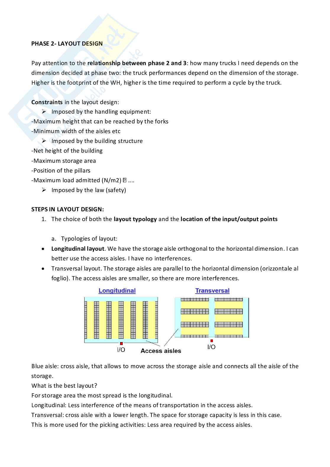 Logistics management Pag. 36