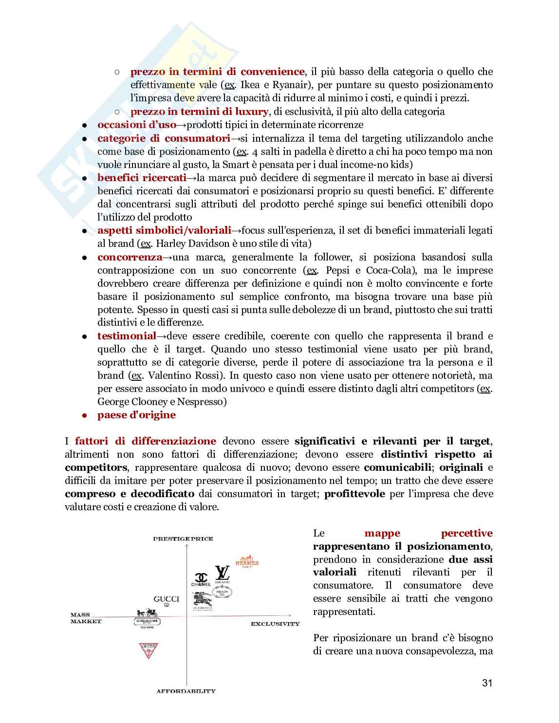 Riassunto esame Corporate and marketing communication, Prof. Ceccotti Federica, libro consigliato Impresa e comunicazione, Pastore, Vernuccio Pag. 31