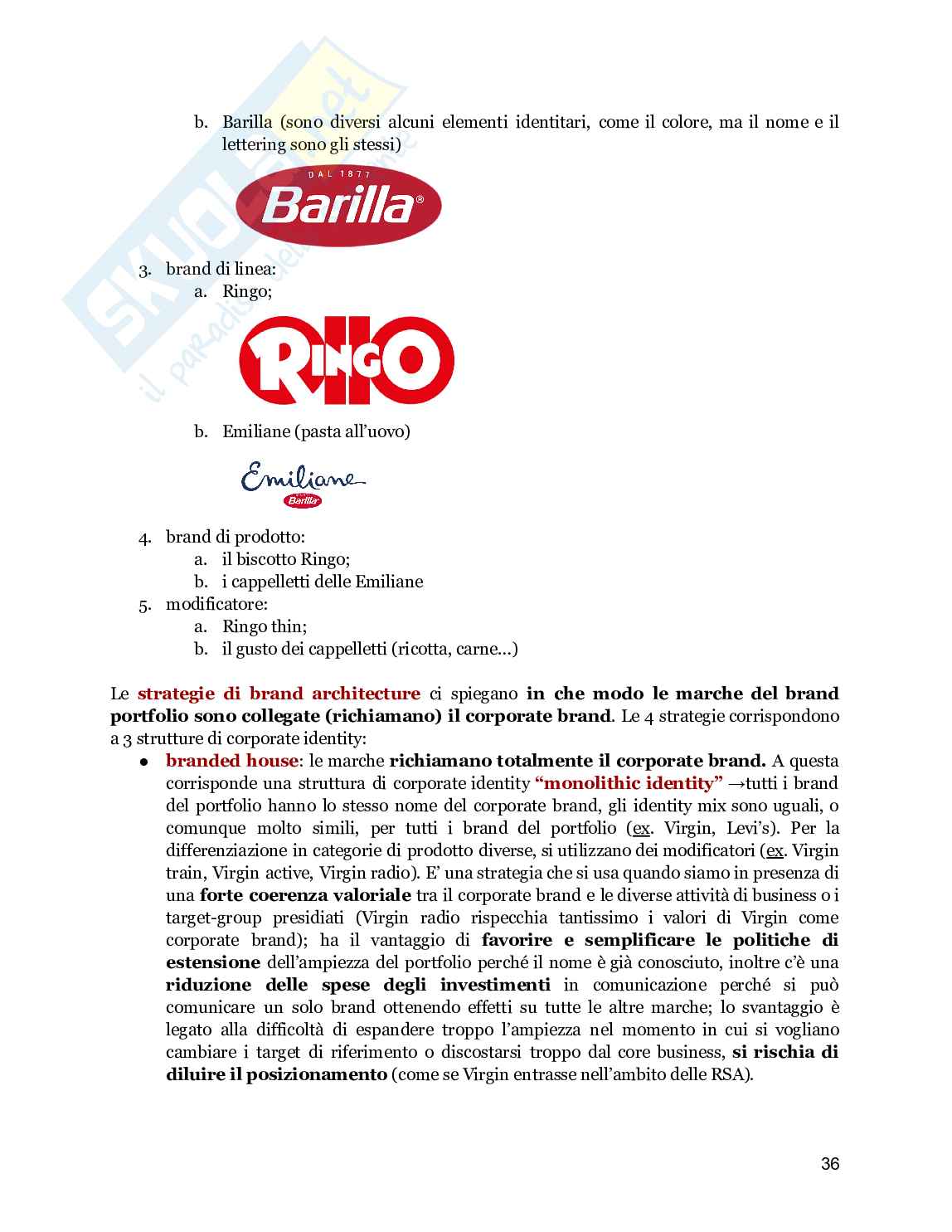 Riassunto esame Corporate and marketing communication, Prof. Ceccotti Federica, libro consigliato Impresa e comunicazione, Pastore, Vernuccio Pag. 36