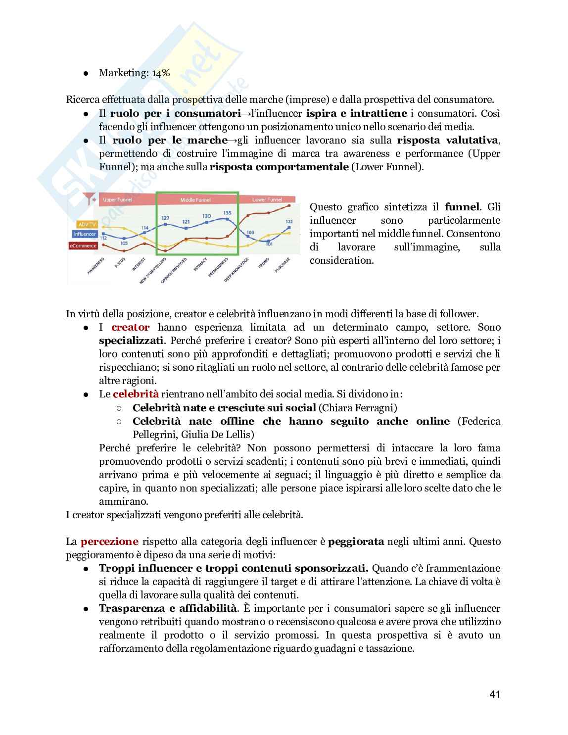 Riassunto esame Corporate and marketing communication, Prof. Ceccotti Federica, libro consigliato Impresa e comunicazione, Pastore, Vernuccio Pag. 41