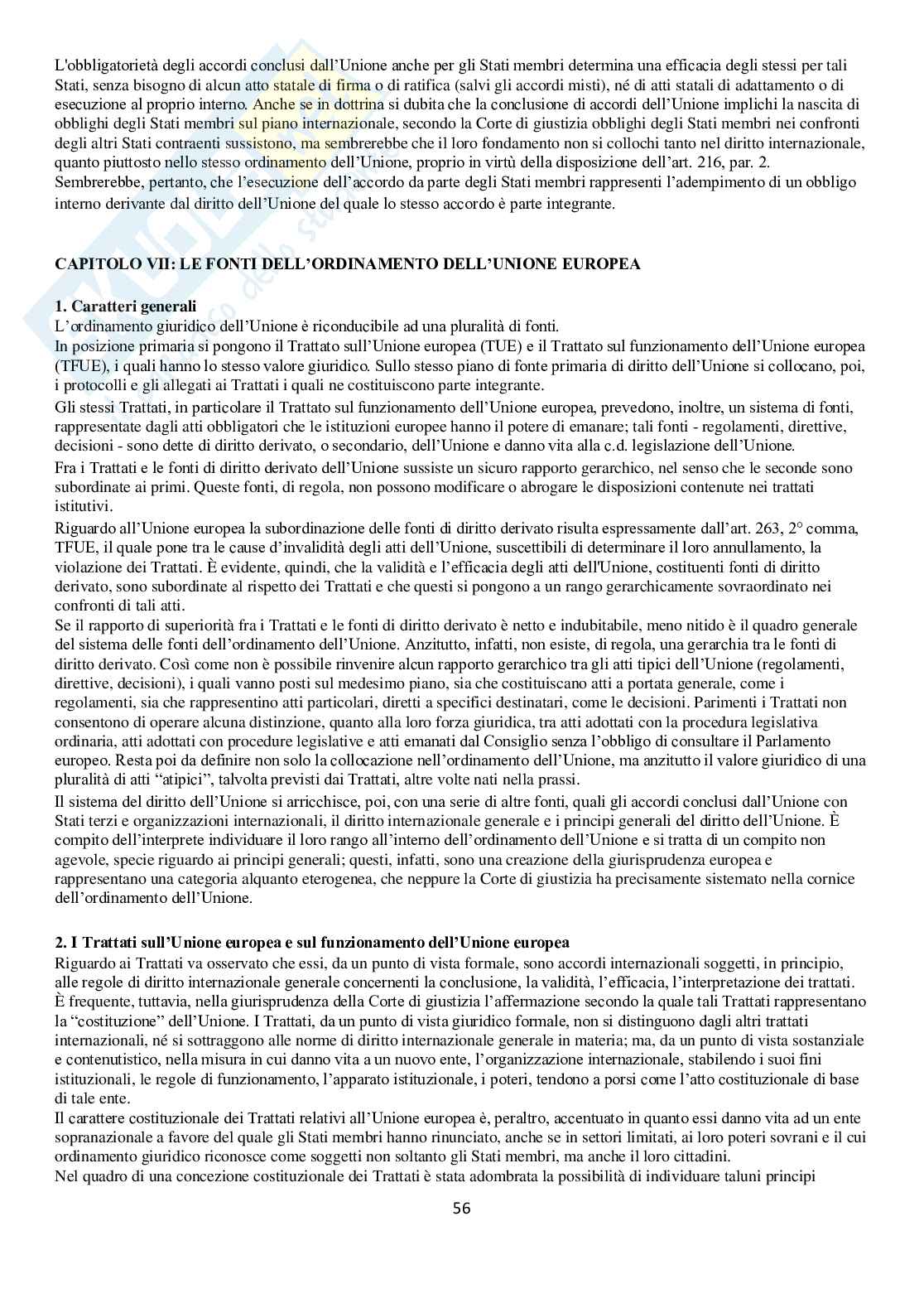 Istituzioni di diritto dell'Unione Europea Pag. 56