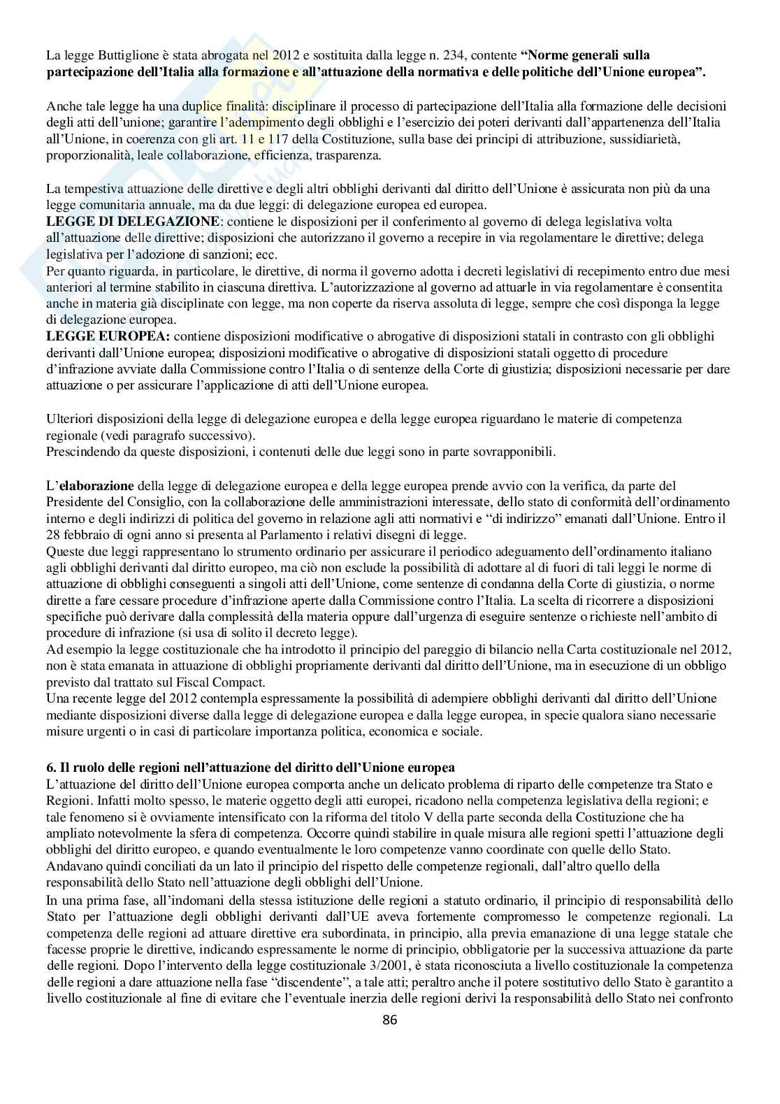 Istituzioni di diritto dell'Unione Europea Pag. 86