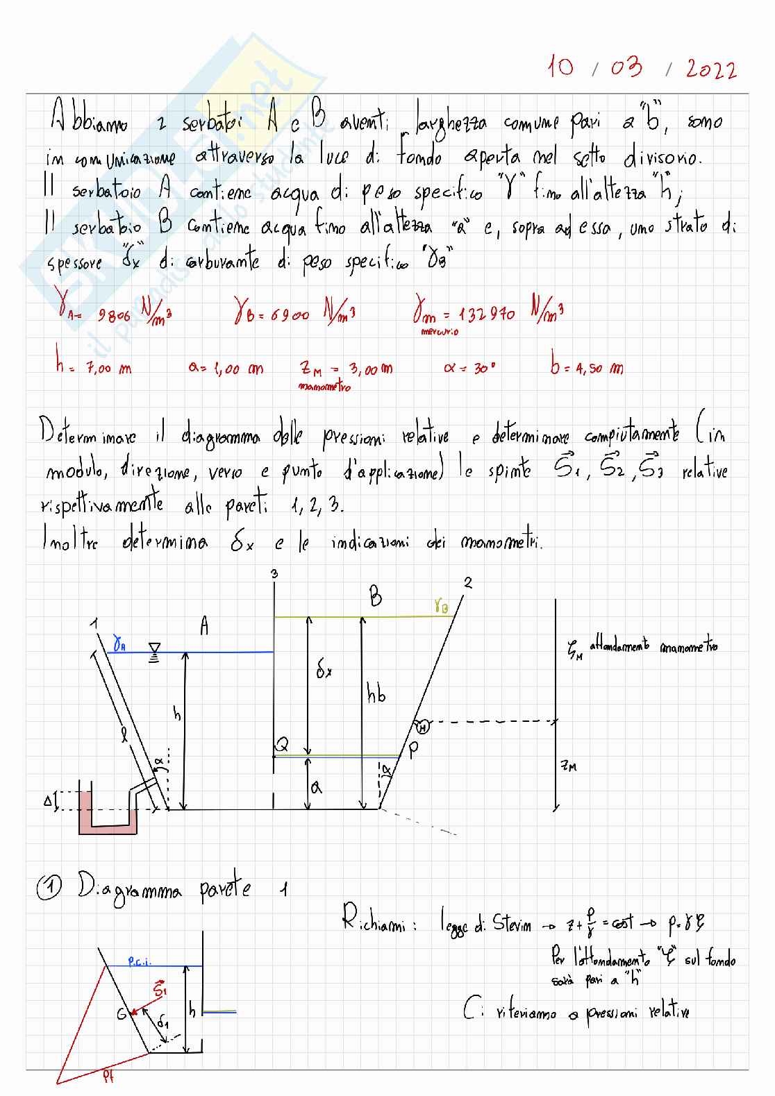 Esercitazione di Idrologia e statistica Pag. 1