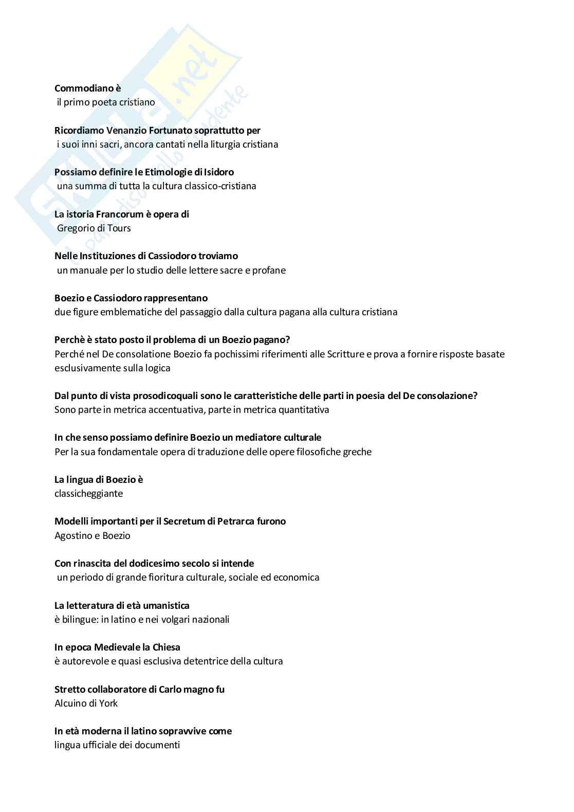 Letteratura latina 1 Pag. 31