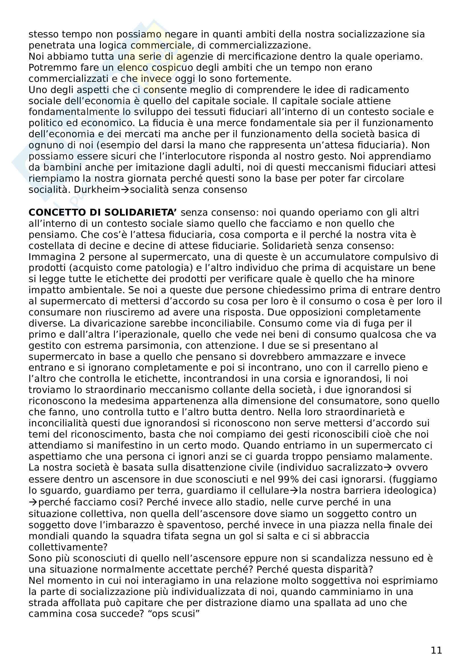 Sociologia economica Pag. 11