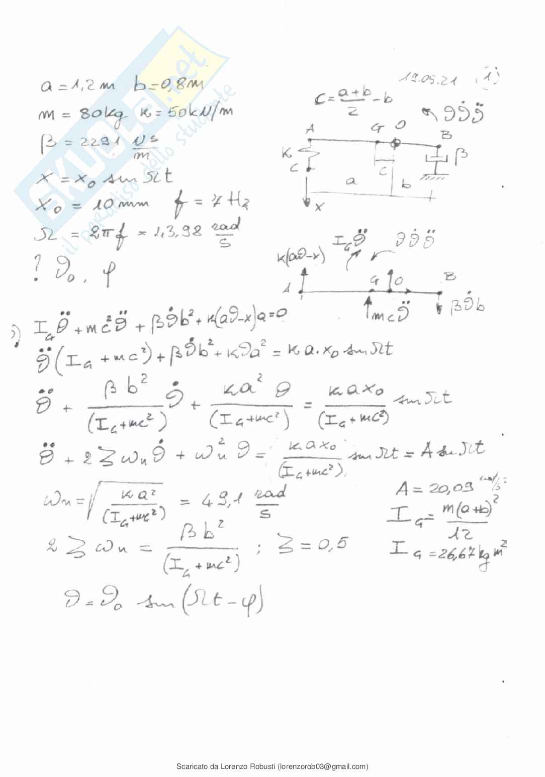 Temi esame svolti Meccanica applicata alle macchine Pag. 46