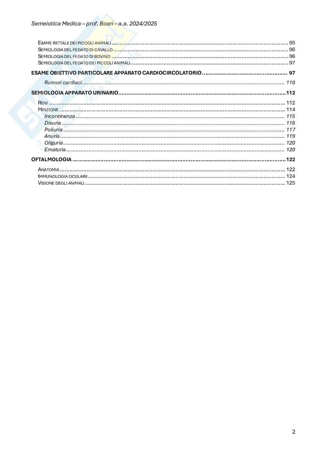 Semeiotica medica veterinaria  Pag. 2
