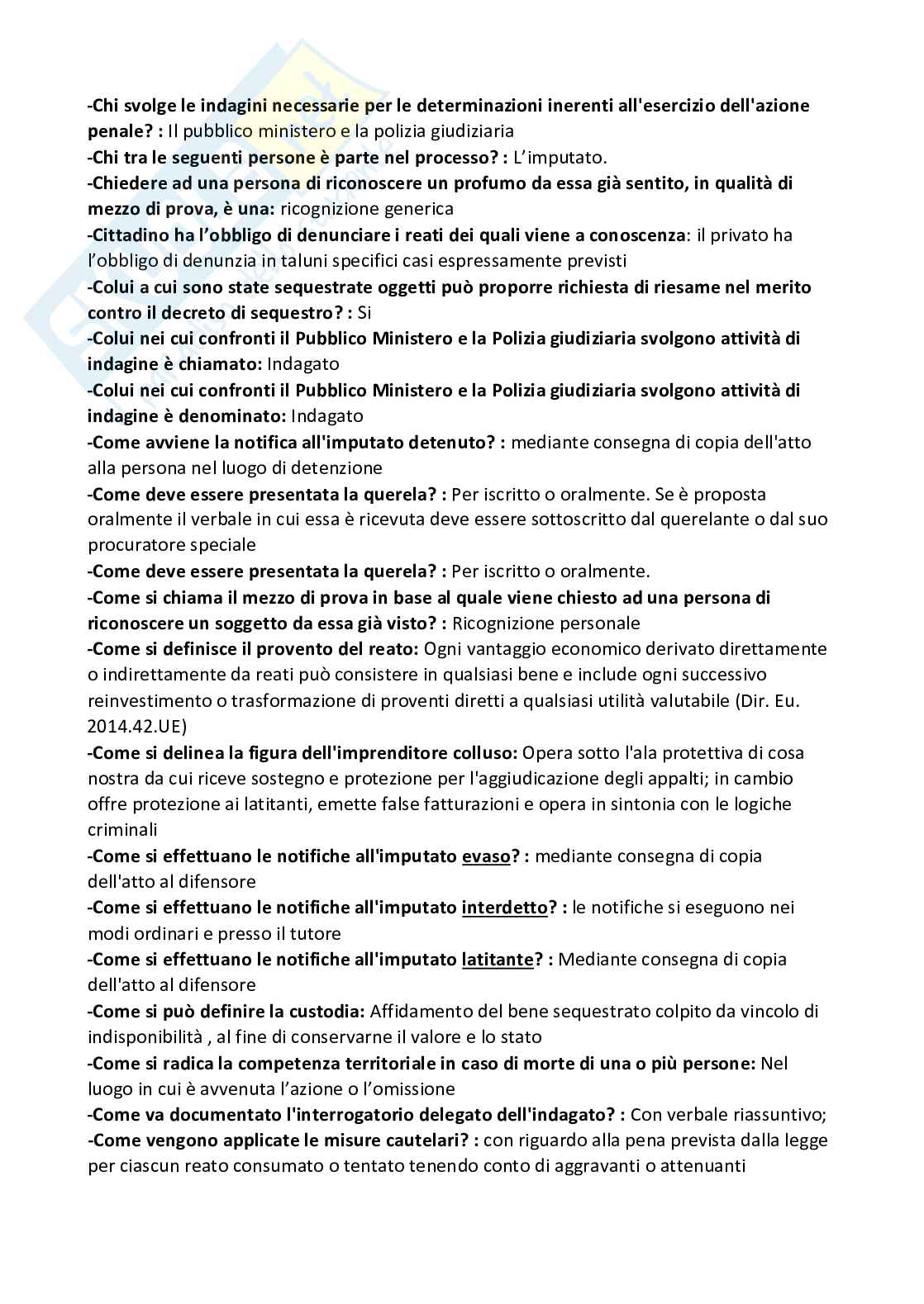 Paniere nuovo (2026) di Diritto procedura penale  Pag. 11
