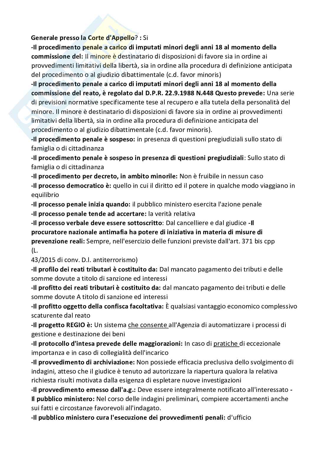Paniere nuovo (2026) di Diritto procedura penale  Pag. 41