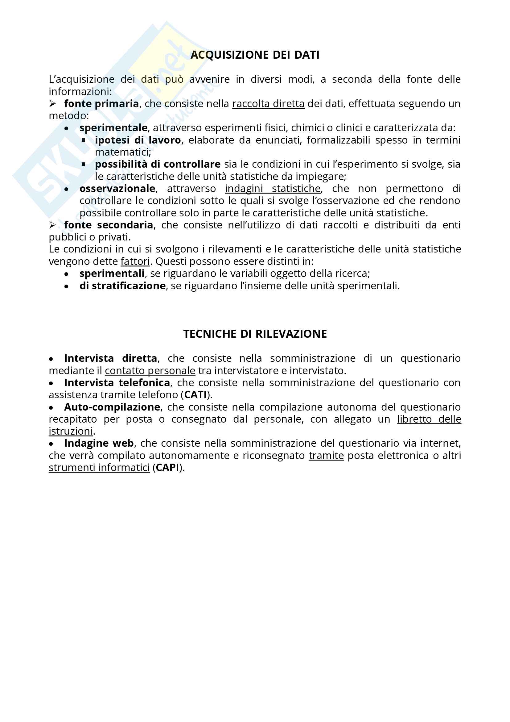 Appunti Statistica Pag. 2